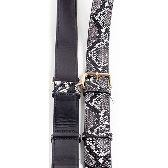 NWT Leather Snakeskin Embossed Strap - Picture 4 of 7